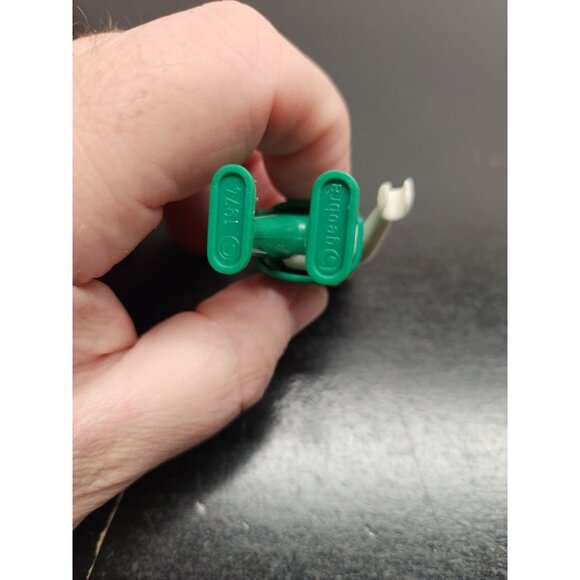 Vintage Playmobil Figure 1974 Green Outfit Brown Hair Collectible Toy Doll - Picture 6 of 9